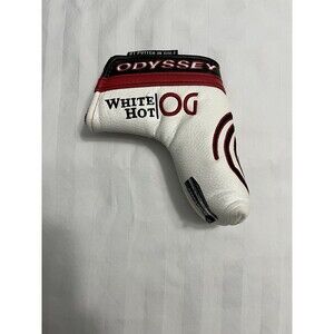 Odyssey White Hot OG Blade Putter Headcover - White/Red/Black - Magnetic